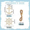 40Pcs 2 Styles Nautical Wood Big Pendants WOOD-ME0001-08-2