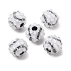 Sports Theme Opaque Acrylic European Beads RB-CBA95A4-04A-01-1