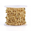 Handmade Brass Twisted Chains CHC-I006-07G-1