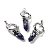 Natural Lapis Lazuli Pointed Pendants G-I0322-03P-10-1