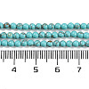 Synthetic Turquoise Beads Strands G-U004-02P-5