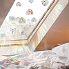 Heart Rainbow Prism Electrostatic Window Stickers PW-WGE4AFE-01-6