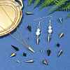 24Pcs 8 Styles 304 Stainless Steel Pendants STAS-FS0002-25B-5