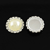 Garment Accessories Half Round ABS Plastic Imitation Pearl Cabochons RB-S020-05-1