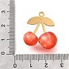 304 Stainless Steel Acrylic Pendants STAS-E549-01G-01-3