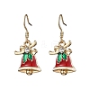 Alloy Enamel Dangle Earrings EJEW-JE06609-2