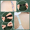 AHADERMAKER 480Pcs 24 Styles Alloy Underwear Strap Adjustment Buckles FIND-GA0003-35-3