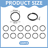 120Pcs Stainless Steel Split Rings FIND-UN0016-68-4