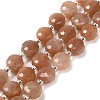 Natural Sunstone Beads Strands G-B153-B14-2