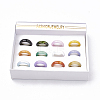 Natural Agate Rings RJEW-S042-04-B-1