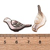 Natural Black Lip Shell Carved Cabochons SHEL-G024-06-3