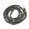 Natural Ruby Zoisite Beads Strands G-S361-3mm-003-2