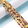 Handmade Polymer Clay Beads Strands CLAY-R089-3mm-015-2