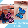 30Pcs Transparent Acrylic Pendants OACR-SC0002-30B-5