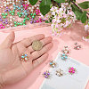 80Pcs 8 Colors Plastic Imitation Pearl Cabochons FIND-CA0011-37-3