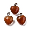 Natural Carnelian Pendants G-J386-H19-P-1
