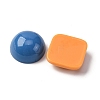 10Pcs Opaque Resin Cabochons CRES-D311-01-2