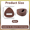 Triangle Wood Embroidery Hoop Easels TOOL-WH0127-50B-2