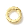 Rack Plating Ring Brass Spring Gate Rings KK-Z086-54G-01-1