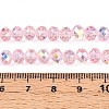 Transparent Glass Beads Strands X-EGLA-N016-6mm-04-4