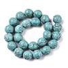 Synthetic Turquoise Beads Strands UNKW-T001-01B-2