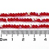 Imitation Jade Glass Beads Strands EGLA-A034-T2mm-MB07-5