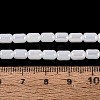 Electroplate Imitation Jade Glass Beads Strands EGLA-Q132-03A-B01-4