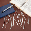 Unicraftale 14Pcs 14 Styles Tibetan Style Alloy Bookmarks Findings AJEW-UN0001-69-4