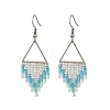 Glass Dangle Earrings EJEW-MZ00813-01-3