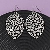 304 Stainless Steel Dangle Earrings EJEW-F393-22P-1