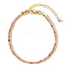 Bohemian Style Natural Rhodonite Beaded Bracelets Women's Fashion Accessory WQ4468-1-1
