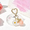 Acrylic Strawberry Pendant Decoration HJEW-SW00120-04-6