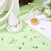 30Pcs Pearlized Acrylic Penadnts FIND-BM0001-66-4