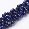 16 inch Grade A Round Dyed Natural Lapis Lazuli Beads Strand G-GSR4mmC123-1