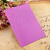 6Pcs 6 Styles Plastic Embossing Folders DIY-SP0005-35-4
