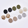 Cellulose Acetate(Resin) Stud Earring Findings KY-R022-013-1