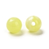 Imitation Jade Acrylic Beads MACR-G066-01D-2