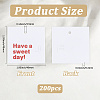 200Pcs Paper Thanks Greeting Cards DIY-SP0004-35-2