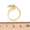 Brass Cuff Open Rings for Women KK-CBA17E5-03G-02-5