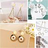 40Pcs 304 Stainless Steel Stud Earring Findings STAS-UN0025-27-6