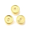 Flat Round Brass Beads KK-L230-04G-1