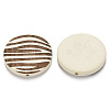 Painted Natural Wood Beads WOOD-N006-06C-2