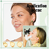 30Pcs 3 Styles Brass Clip-on Earring Findings KK-PH0011-09-6