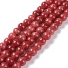 Dyed Natural Jade Beads Strands X-G-D434-8mm-08-1-2