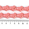 Synthetic Coral Dyed Carved Beads Strands CORA-K009-03-4