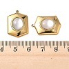 Natural Freshwater Shell Pendants STAS-G397-19G-01-3