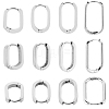 8 Pairs 4 Styles 304 Stainless Steel Huggie Hoop Earrings EJEW-SC0001-76P-6