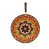 Flat Round with Mandala Pattern Ceramic Cup Coaster PW-WGE77FC-09-1