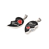 Alloy Enamel Split Pendants STAS-M114-03SP-01-2