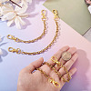 3Pcs 3 Styles 304 Stainless Steel Cable Chain Bag Extender Chains FIND-TA00001-5